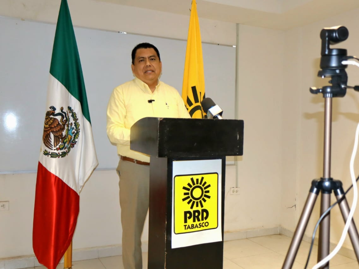 Buscará el PRD Tabasco una alianza con otros partidos de oposición ante la elección del Poder Judicial